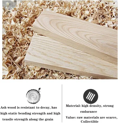 Vista 3 de Y&J Espejo de pared con estante, espejo rectangular de baño, espejo de decoración del hogar, práctico material de madera de fresno, para dormitorio