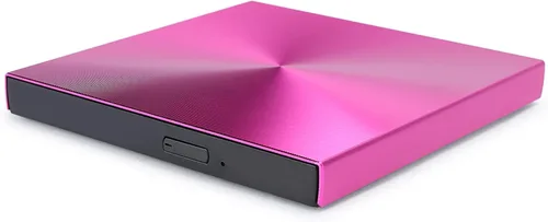 Vista 8 de Cuifati USB 3.0 Grabador externo de CD de DVD, reproductor de lector de aleación de aluminio, Plug and Play Slim Drive para PC Laptop Desktop