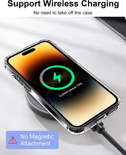 Vista 315 de HOOMIL Funda para iPhone 7 Plus/iPhone 8 Plus de 5.5 Pulgadas, sin amarillamiento, protección contra caídas, cubierta trasera dura transparente