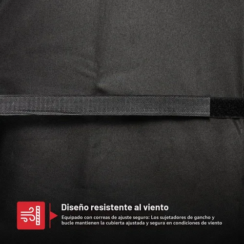 Vista 5 de Nexgrill - Funda de parrilla de 42 pulgadas, cubierta plana resistente al agua de servicio pesado con correa ajustable y ventilación, protección