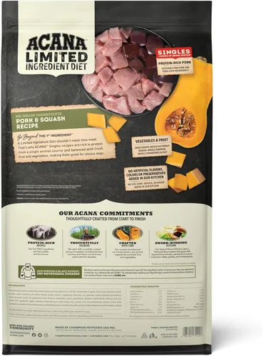 Vista 2 de ACANA Singles - Alimento seco para perros con ingredientes limitados, bolsa