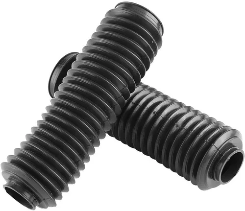 Vista 5 de Botas de horquilla para motocicleta, 1 par de tubos de horquilla delantera de motocicleta, funda de goma para ATV Dirt Bike, longitud: 9 pulgadas
