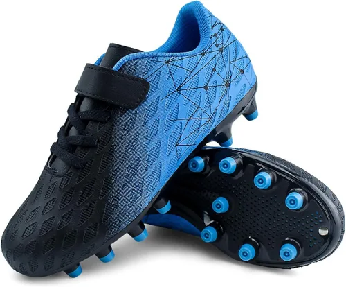 Vista 5 de brooman Zapatos deportivos de fútbol para niños y niñas, para exteriores