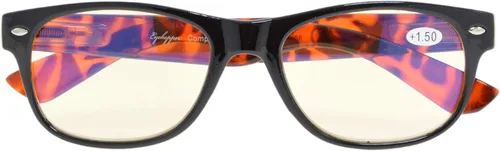 Vista 8 de Gafas clásicas de lectura para computadora con filtro de luz azul con protección UV