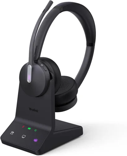 Vista 10 de Yealink WH64 Mono DECT & Bluetooth Auriculares inalámbricos para teléfono celular PC
