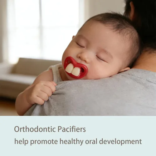 Vista 7 de YAPROMO Chupetes divertidos para bebés, 2 chupetes de bigote para bebés de 0 a 18 meses, divertidos chupetes para recién nacidos, para bebés, niños