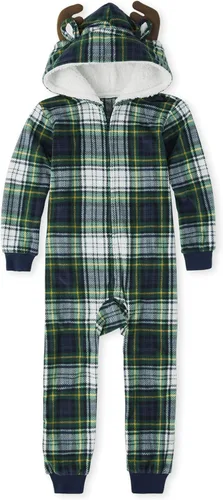 Vista 5 de The Children's Place Kids' Family Matching, Christmas Pajama Sets. Fleece Seasonal