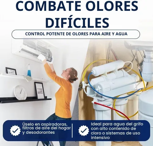 Vista 3 de Filtro de agua a granel de 5 libras / filtro de aire de repuesto de cáscara de coco granular, carbón activado