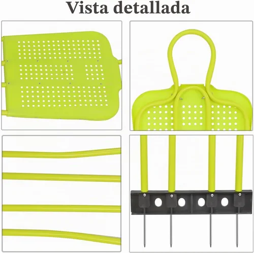 Vista 6 de Free Kick Mannequin Soccer, 3 Pcs 68.9 inch Soccer Training Equipment Wall, Durable PVC Soccer Defender Dummy with Carry Bag Verde fluorescente