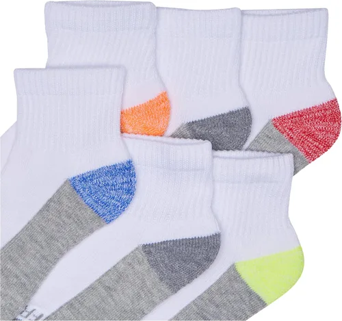 Vista 2 de Fruit of the Loom Boys Zone Cushion Ankle Socks 10 Pack