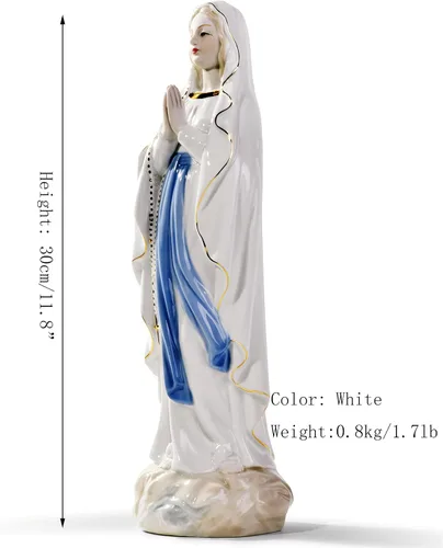 Vista 6 de MTME Figuras de porcelana, orando por ti, recuerdos, regalos de ceremonia, estatua para decoración del hogar.