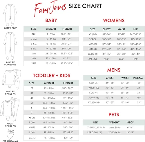 Vista 5 de HonestBaby - Pijama familiar navideña de algodón orgánico