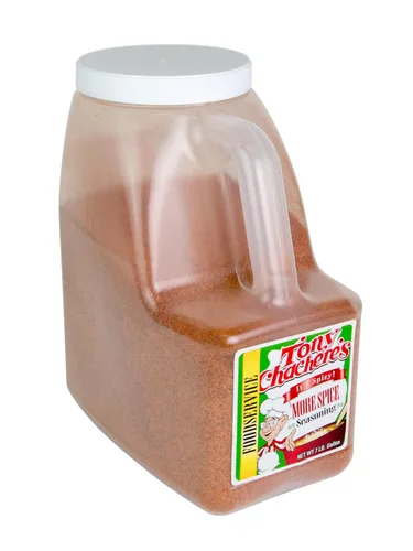 Vista 7 de Tony Chachere's Jarras de servicio de alimentos para condimentos criollos – Original 8 libras, más especias 7 libras o Bold 7 lb – Auténtico sabor
