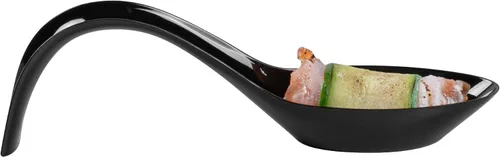 Vista 10 de Restaurantware -Cucharas de lágrima de 5 pulgadas, 100 cucharas de estilete - Cuenca desechable, con sangría, cucharas de degustación de plástico