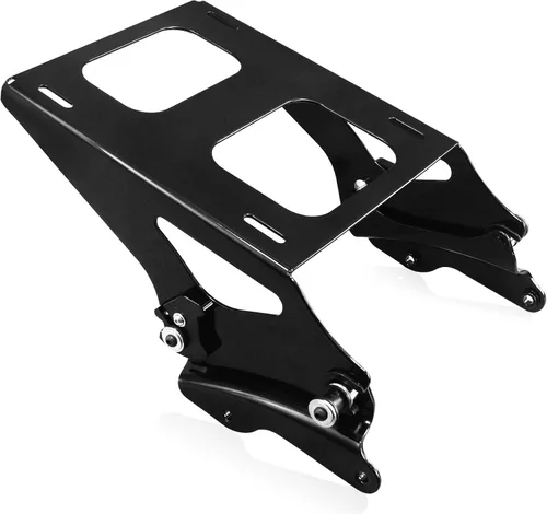 Vista 12 de Estante de montaje desmontable para maletero doble para 2009-2013, compatible con Harley Davidson Touring Street Glide Road King Road Glide Electra