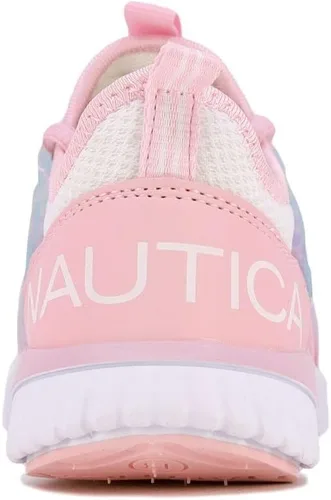 Vista 3 de Nautica Tenis deportivos con cordones para niñas y niños (niños grandes, niños pequeños, niños)