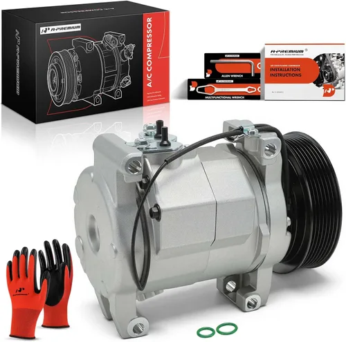 Vista 10 de A-Premium Compresor de aire acondicionado con embrague compatible con Honda Element 2.4L 2003-2011
