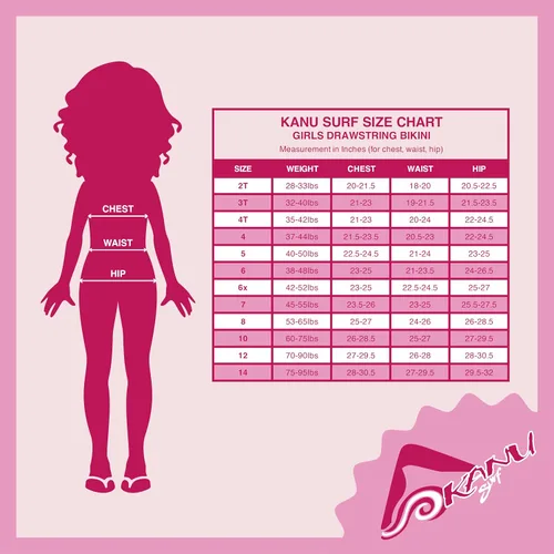 Vista 2 de Kanu Surf Zoey - Traje de baño deportivo de 2 piezas para niña