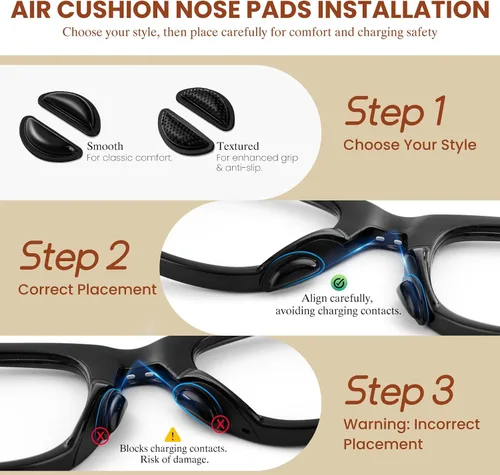 Vista 3 de Kit de accesorios para estuche de carga de gafas inteligentes Ray Ban Meta