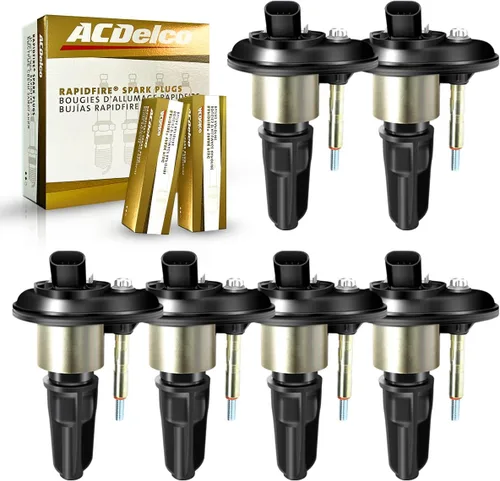 Vista 8 de MAS Juego de 6 bobinas de encendido compatibles con Rainier Chevrolet Trailblazer EXT GMC Envoy Isuzu Ascender Oldsmobile Bravada 9-7x 4.2 L6