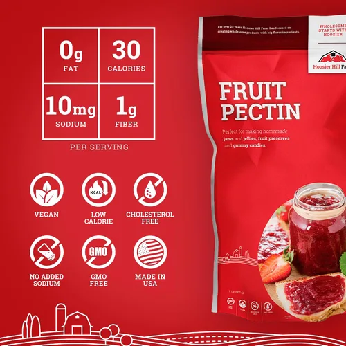 Vista 4 de Pectina de fruta Hoosier Hill, 2 Lb por bolsa