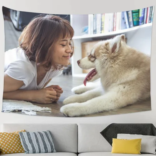 Vista 7 de Tapiz estético personalizado, divertido, para colgar en la pared, imágenes para subir imágenes, fondos personalizados, pancartas y letreros