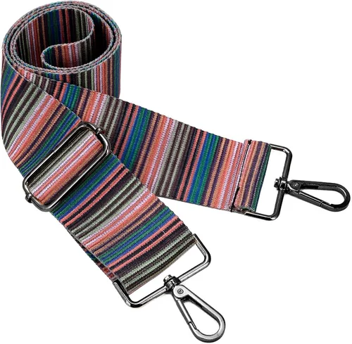 Vista 80 de ZOOEASS Hebillas de níquel Correa ancha para el hombro ajustable de repuesto para cinturón de pistola, hebilla de guitarra estilo bandolera