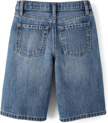 Vista 2 de Pantalones cortos midi de mezclilla Lavado Ainsley