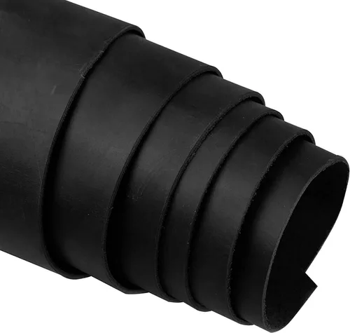 Vista 12 de ELW Piel de vacuno marrón bourbon 9-10 oz (0.91-1.02 cm) de espesor, piel de ternera precortada de grano completo para herramientas, fundas, fundas