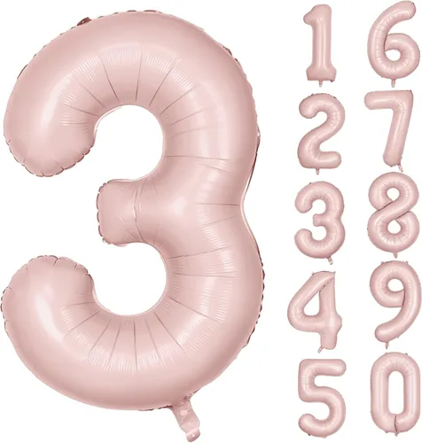 Vista 48 de Globos gigantes de helio de aluminio de 40 pulgadas, color negro, globos digitales grandes del número 0 para decoración de fiesta de cumpleaños