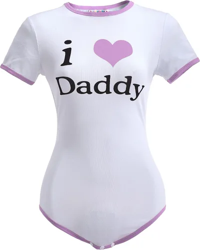 Vista 16 de Littleforbig Mameluco de algodón con estampado "I Love Daddy