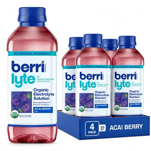 Vista 13 de Berri Lyte - Bebida orgánica con electrolitos, 2 unidades, sabor a bayas