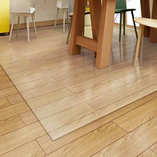 Vista 7 de Tapete para silla para el hogar, para suelo de madera, transparente, para suelo duro/alfombra, 47, 36, 56, 26, 72 pulgadas, protector de suelo