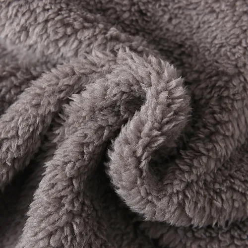 Vista 4 de Abrigos para bebés y niñas chaquetas manga larga cárdigan sólido grueso chaqueta cremallera de felpa abrigo niños