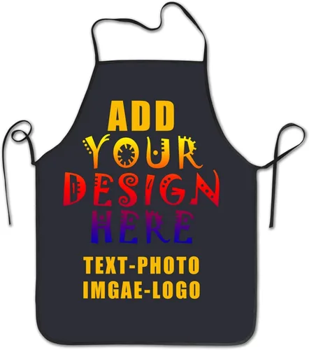 Vista 16 de Delantal personalizado personalizado para mujeres y hombres, delantales de cocina para cocinero, nombre personalizado, texto, logotipo, imagen