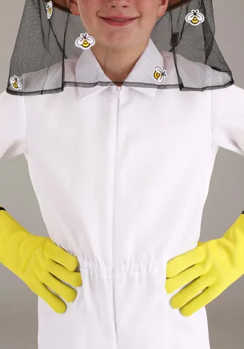 Vista 5 de Disfraz de Apicultor Ocupado para Niños Multicolor