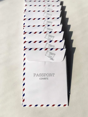 Vista 6 de Novia a ser y titular del pasaporte del equipo con nombre genuino cuero ecológico cubierta personal diseño lindo, Equipo de Novia, Moderno
