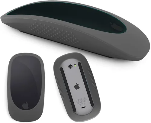 Vista 14 de Funda de silicona para ratón Apple Magic Mouse I&ii iMac Mouse Cover Case Funda Apple Mouse 2, guante de ratón anticaída (negro)