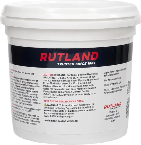 Vista 6 de Rutland 610 - Cemento refractario.