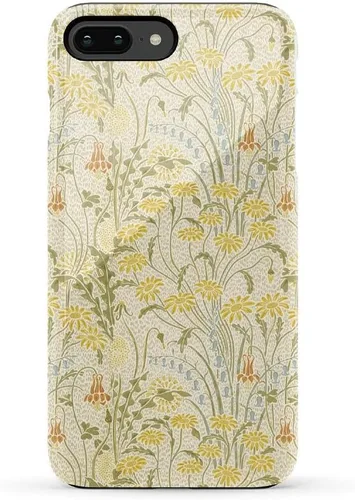 Vista 9 de Casely Funda para iPhone 6/7/8 Plus Todo envuelto Lazos vintage Diseño protector delgado esencial de doble capa