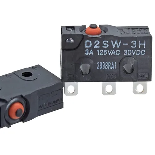 Vista 2 de Switch 5PCS Touch Switch D2SW-3H Holding Brae Switch Sealed 3 Feet Micro Switch Waterproof and Dustproof 3A 125V
