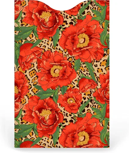 Vista 3 de Monarque Fundas para tarjetas de crédito con bloqueo RFID, juego de 6 (floral), Cartera Rfid