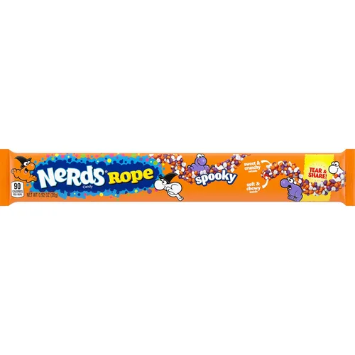 Vista 8 de Nerds Spooky Ropes Candy, paquetes de truco o trato de Halloween, 0.92 onzas (paquete de 24)