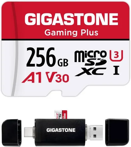 Vista 10 de 【Solo para Switch 1】 Gigastone: 2 unidades de tarjeta Micro SD de 64 GB, Gaming Plus, tarjeta de memoria MicroSDXC para Nintendo-Switch, grabación