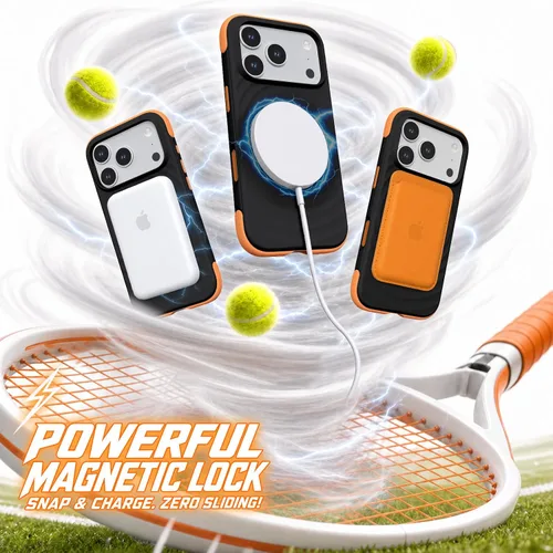 Vista 2 de GOODVISH Funda magnética para iPhone 18 Pro / iPhone 17 Pro, antideslizante