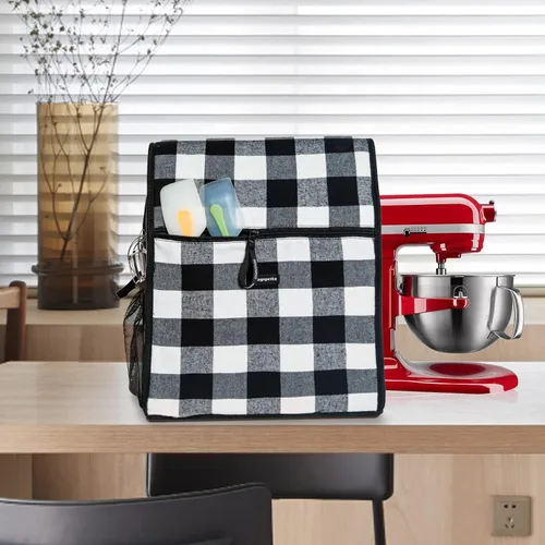 Vista 6 de BAGSPRITE Cubierta para batidora de pie para Kitchen Aid de 4.5 a 8 cuartos de galón de altura con cabezal inclinable y modelos de elevación