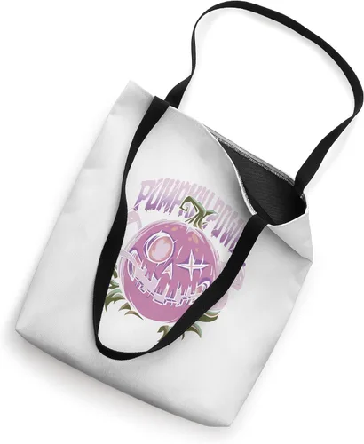 Vista 2 de Pumpkin Power Pumkinpower Helloween Purple Pumpkin Tote Bag