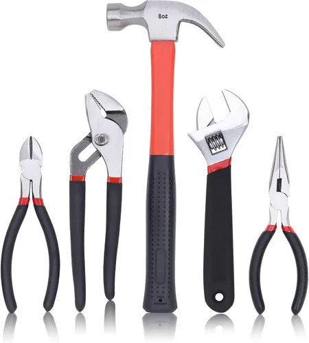 Vista 5 de FASTPRO Juego de herramientas de reparación del hogar de 215 piezas con Rojo