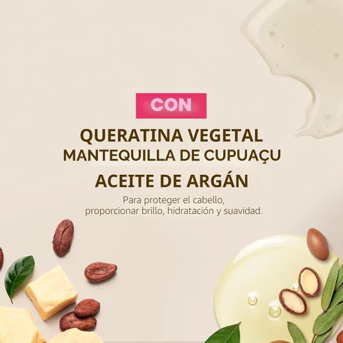 Vista 9 de Kativa Anti-Frizz Xtreme Care, tratamiento alisador de uso doméstico con queratina y cupuaçu, reconstruye el cabello dañado y alisa las ondas