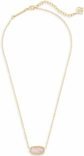 Vista 2 de Collar con dije Kendra Scott Elisa para mujer, joyería de moda, chapado en oro de 14 quilates
